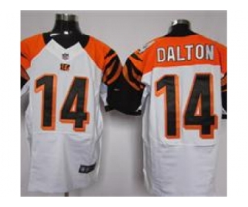 nike nfl jerseys cincinnati bengals #14 dalton white[elite]