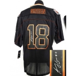 nike nfl jerseys cincinnati bengals #18 green black[Elite lights out signature]