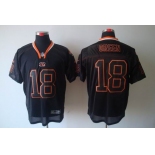 nike nfl jerseys cincinnati bengals #18 green black[Elite lights out]