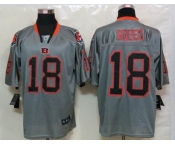 nike nfl jerseys cincinnati bengals #18 green grey[Elite lights out]