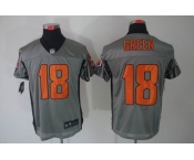 nike nfl jerseys cincinnati bengals #18 green grey[Elite shadow]