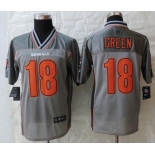 nike nfl jerseys cincinnati bengals #18 green grey[Elite vapor]