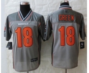 nike nfl jerseys cincinnati bengals #18 green grey[Elite vapor]