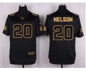 nike nfl jerseys cincinnati bengals #20 reggie nelson black gold collection[Elite]