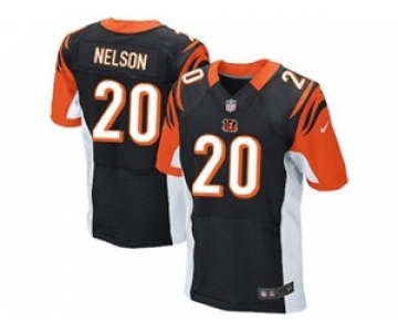 nike nfl jerseys cincinnati bengals #20 reggie nelson black[Elite]