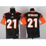 nike nfl jerseys cincinnati bengals #21 dennard black[Elite]