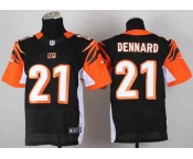 nike nfl jerseys cincinnati bengals #21 dennard black[Elite]