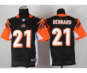 nike nfl jerseys cincinnati bengals #21 dennard black[Elite]