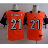 nike nfl jerseys cincinnati bengals #21 dennard orange[Elite]