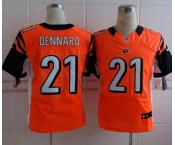 nike nfl jerseys cincinnati bengals #21 dennard orange[Elite]