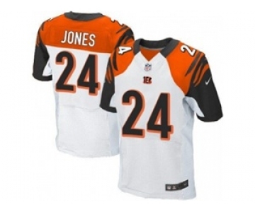 nike nfl jerseys cincinnati bengals #24 adam jones white[Elite]