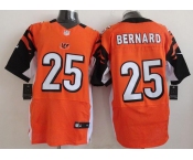 nike nfl jerseys cincinnati bengals #25 bernard orange[Elite]