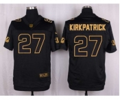 nike nfl jerseys cincinnati bengals #27 kirkpatrick black gold collection[Elite]