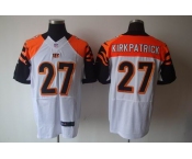 nike nfl jerseys cincinnati bengals #27 kirkpatrick white[elite]