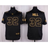 nike nfl jerseys cincinnati bengals #32 hill black gold collection[Elite][hill]