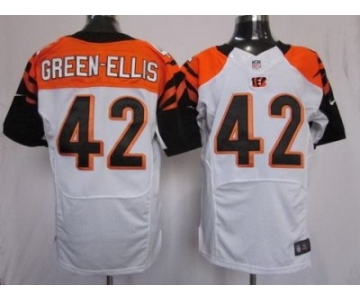 nike nfl jerseys cincinnati bengals #42 green-ellis white[Elite]