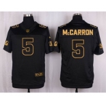 nike nfl jerseys cincinnati bengals #5 mccarron black gold collection[Elite]