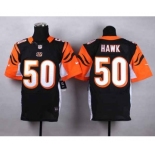 nike nfl jerseys cincinnati bengals #50 hawk black[Elite]