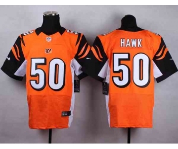 nike nfl jerseys cincinnati bengals #50 hawk orange[Elite]