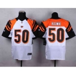 nike nfl jerseys cincinnati bengals #50 hawk white[Elite]