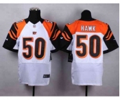 nike nfl jerseys cincinnati bengals #50 hawk white[Elite]