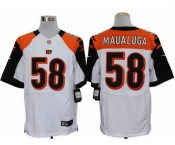 nike nfl jerseys cincinnati bengals #58 maualuga white[Elite]