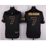 nike nfl jerseys cincinnati bengals #7 boomer esiason black gold collection[Elite]