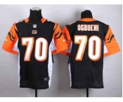 nike nfl jerseys cincinnati bengals #70 ogbuehi black[Elite]