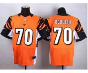 nike nfl jerseys cincinnati bengals #70 ogbuehi orange[Elite]