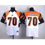 nike nfl jerseys cincinnati bengals #70 ogbuehi white[Elite]