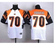 nike nfl jerseys cincinnati bengals #70 ogbuehi white[Elite]