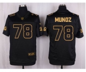 nike nfl jerseys cincinnati bengals #78 munoz black gold collection[Elite]