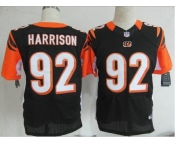 nike nfl jerseys cincinnati bengals #92 harrison black[Elite]