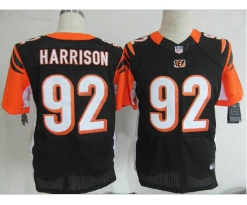 nike nfl jerseys cincinnati bengals #92 harrison black[Elite]