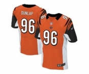 nike nfl jerseys cincinnati bengals #96 carlos dunlap orange[Elite]