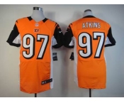 nike nfl jerseys cincinnati bengals #97 atkins orange[Elite]