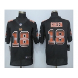 2015 new nike cincinnati bengals #18 green black strobe jerseys[limited]