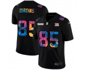 Cincinnati Bengals #85 Tee Higgins Men's Nike Multi-Color Black 2020 NFL Crucial Catch Vapor Untouchable Limited Jersey