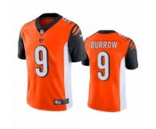 Cincinnati Bengals #9 Joe Burrow Orange 2020 NFL Draft Vapor Limited Jersey