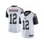 Men Nike Cincinnati Bengals #12 Alex Erickson Limited White Rush Vapor Untouchable NFL Jersey