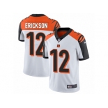 Men Nike Cincinnati Bengals #12 Alex Erickson White Vapor Untouchable Limited Player NFL Jersey