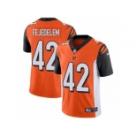 Men Nike Cincinnati Bengals #42 Clayton Fejedelem Orange Alternate Vapor Untouchable Limited Player NFL Jersey