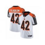 Men Nike Cincinnati Bengals #42 Clayton Fejedelem White Vapor Untouchable Limited Player NFL Jersey