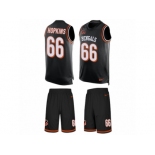 Men Nike Cincinnati Bengals #66 Trey Hopkins Limited Black Tank Top Suit NFL Jersey