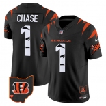 Men's Cincinnati Bengals #1 Ja'Marr Chase Black F.U.S.E. Special Vapor Untouchable Limited Stitched Football Jersey