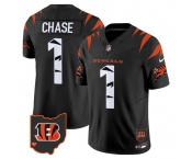 Men's Cincinnati Bengals #1 Ja'Marr Chase Black F.U.S.E. Special Vapor Untouchable Limited Stitched Football Jersey