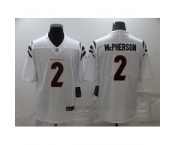 Men's Cincinnati Bengals #2 Evan McPherson White Limited Player Jersey