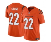 Men's Cincinnati Bengals #22 Geno Stone Orange 2023 F.U.S.E Vapor Untouchable Limited Football Stitched Jersey