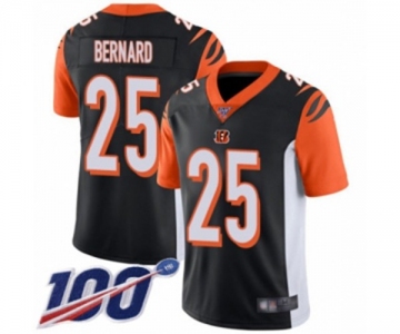 Men's Cincinnati Bengals #25 Giovani Bernard Black Team Color Vapor Untouchable Limited Player 100th Season Football Jersey