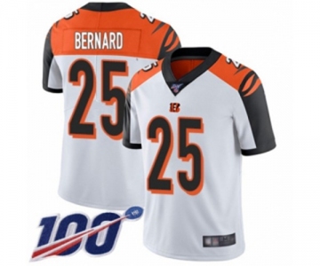 Men's Cincinnati Bengals #25 Giovani Bernard White Vapor Untouchable Limited Player 100th Season Football Jersey